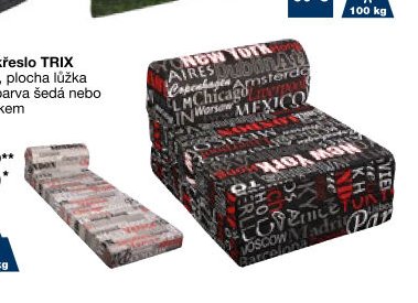 Rozkládací křeslo TRIX