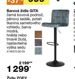 Barová židle GITA