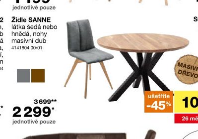 Židle SANNE