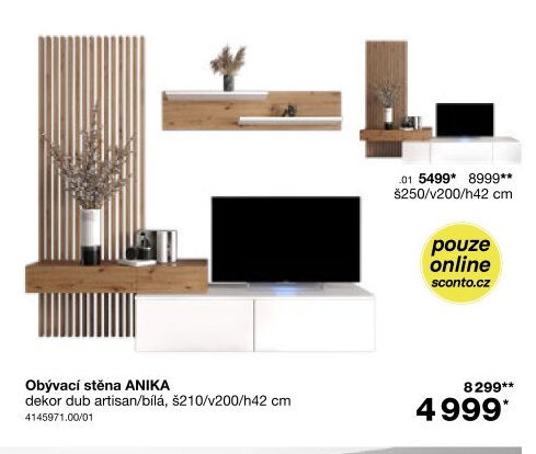 Obývací stěna ANIKA