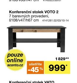 Konferenční stolek VOTO 2