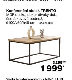 Konferenční stolek TRENTO