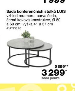 Sada konferenčních stolků LUIS