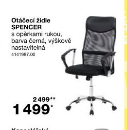 Otáčecí židle SPENCER