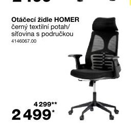 Otáčecí židle HOMER