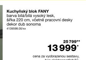 Kuchyňský blok FANY