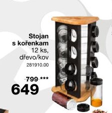 Stojan s kořenkami