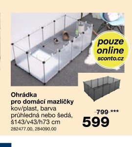 Ohrádka pro domácí mazlíčky