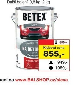 BETEX 2v1 na beton