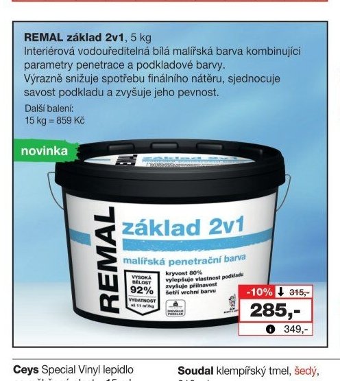 REMAL základ 2v1, 5 kg