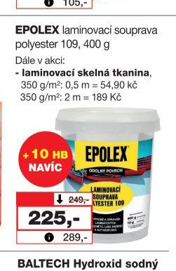 EPOLEX laminovací souprava polyester 109, 400 g