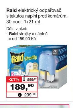 Raid elektrický odpařovač