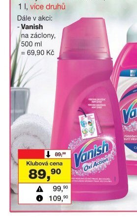 Vanish tekutý odstraňovač skvrn