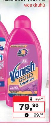Vanish šampon na čištění koberců