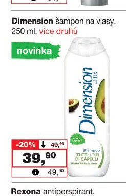 Dimension šampon na vlasy, 250 ml