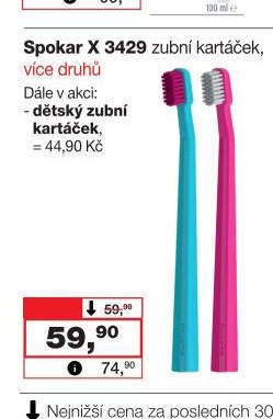 Spokar X 3429 zubní kartáček
