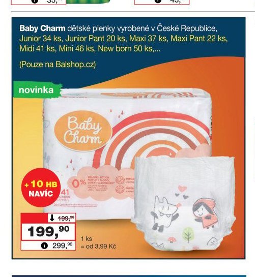 Baby Charm dětské plenky
