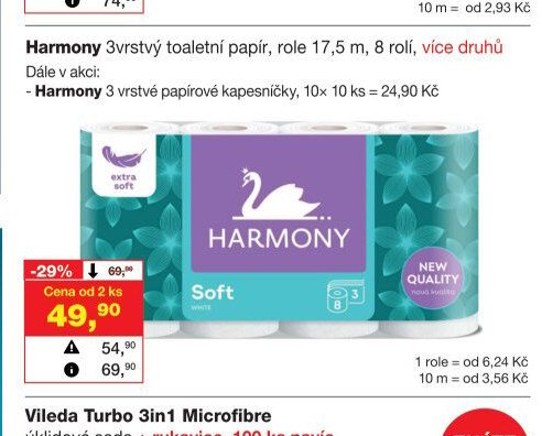 Harmony toaletní papír