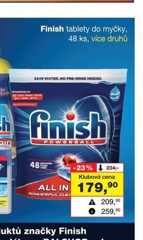 Finish tablety do myčky