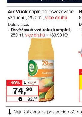 Air Wick náplň do osvěžovače vzduchu