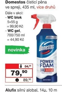 Domestos čistící pěna
