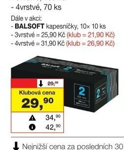 BALSOFT papírové kapesníčky