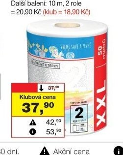 BALSOFT ROLL XXL 2vrstvé papírové utěrky