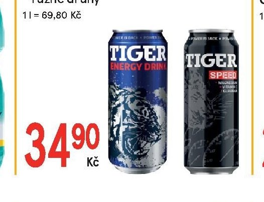 Tiger energy drink 0,5 l