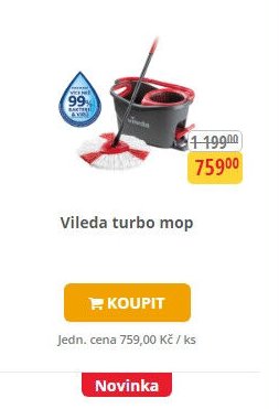 Vileda turbo mop