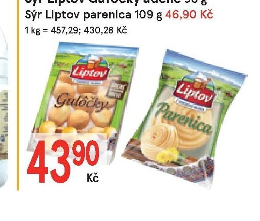 Sýr Liptov Guľôčky udené 96 g