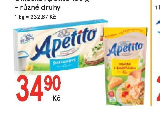 Sýr tavený Apetito 150 g