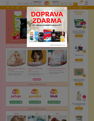 aktuální leták Teta drogerie 7.8.2024-13.8.2024