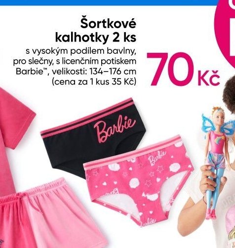 Šortkové kalhotky 2 ks