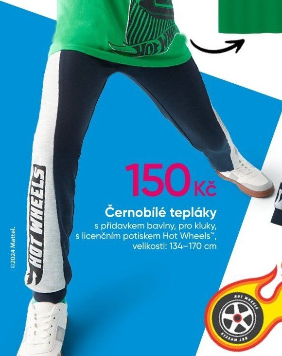 Černobílé tepláky