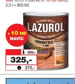 LAZUROL olej terasový S1080