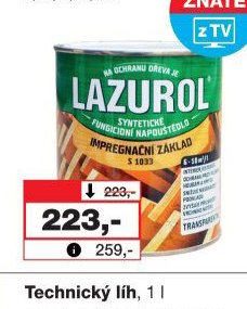 LAZUROL impregnační základ S1033