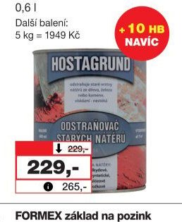 HOSTAGRUND odstraňovač starých nátěrů P8214