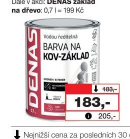DENAS na kov-základ