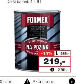FORMEX základ na pozink S2003