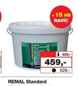 Barva na lajnování V2021