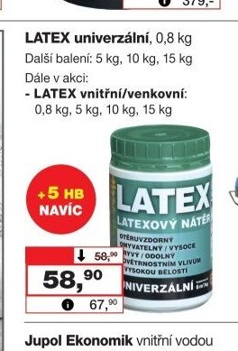 LATEX univerzální, 0,8 kg