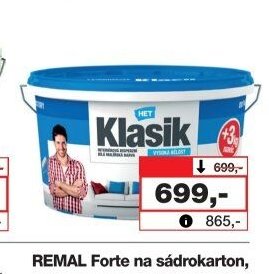 Het Klasik interiérová disperzní vysoce bílá barva