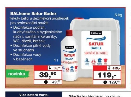 BALhome Satur Badex
