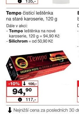 Tempo čistící leštěnka