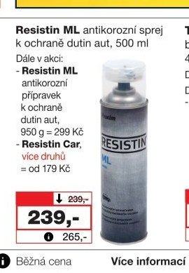 Resistin ML antikorozní sprej