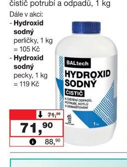 BALTECH Hydroxid sodný čistič potrubí
