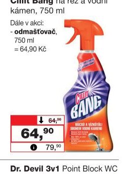 Cillit Bang na rez a vodní kámen