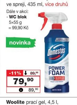 Domestos čistící pěna ve spreji