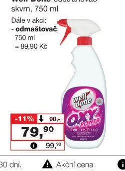 Well Done odstraňovač skvrn