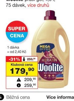 Woolite prací gel